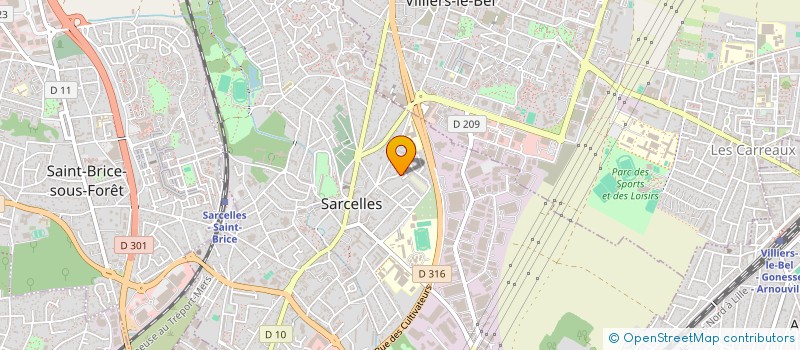 localisation de l'entreprise JSDLM à SARCELLES