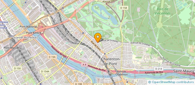 localisation de l'entreprise JSE GROUPE  CHARENTON-LE-PONT