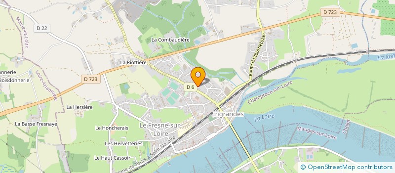 localisation de l'entreprise JSE STATION  INGRANDES-LE-FRESNE-SUR-LOIRE