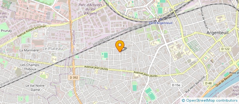 localisation de l'entreprise JSF  ARGENTEUIL