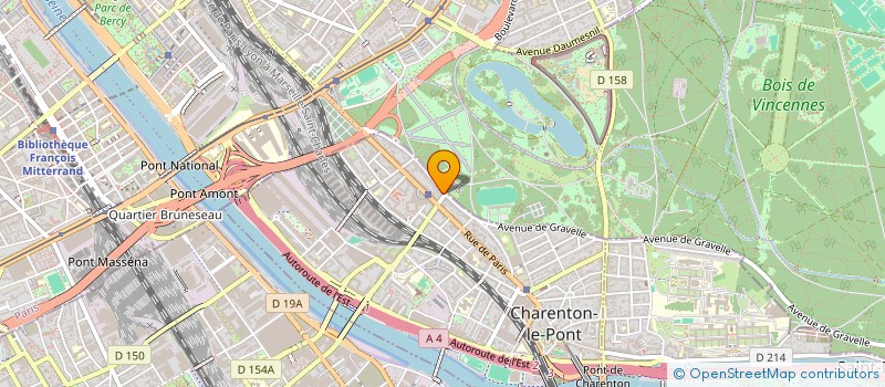 localisation de l'entreprise JSF  CHARENTON-LE-PONT