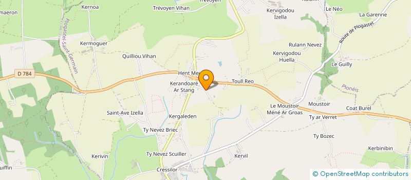 localisation de l'entreprise JSF  PLOGASTEL-SAINT-GERMAIN