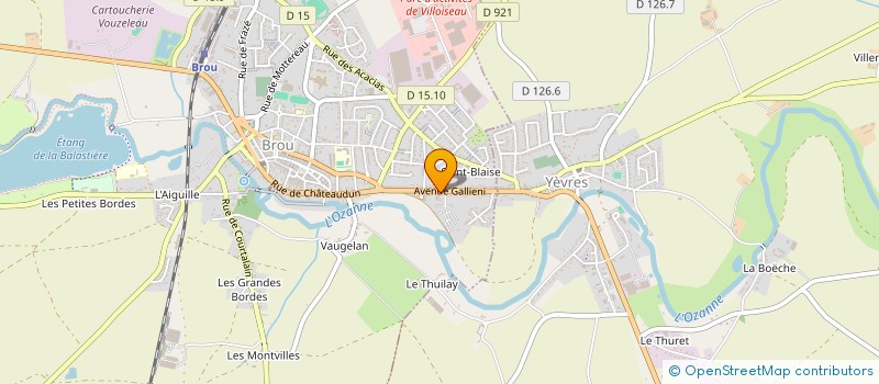 localisation de l'entreprise JSF PICHARD à BROU