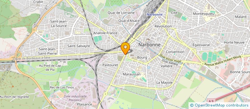 localisation de l'entreprise JSF TERRASSEMENT à NARBONNE