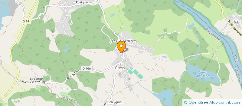 localisation de l'entreprise JSFER  CREYS-MEPIEU