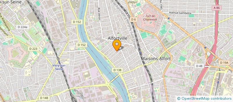localisation de l'entreprise JSG à ALFORTVILLE
