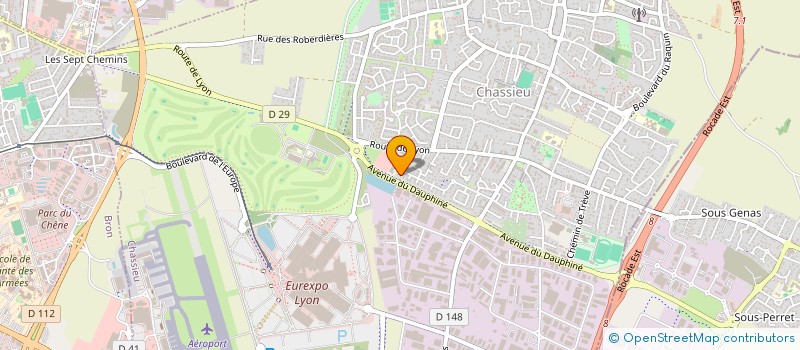 localisation de l'entreprise JSG HOLDING  CHASSIEU