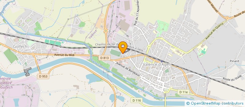 localisation de l'entreprise JSG IMMOBILIER à VALENCE