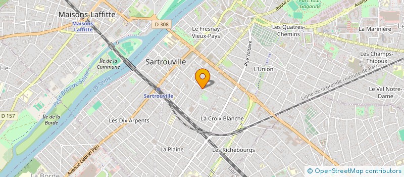 localisation de l'entreprise JSGM  SARTROUVILLE