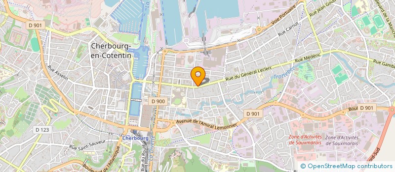 localisation de l'entreprise JSH-3IS à CHERBOURG-EN-COTENTIN