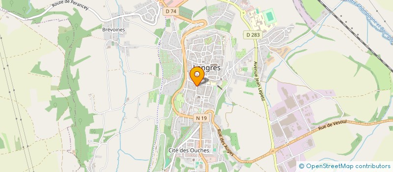 localisation de l'entreprise JSH à LANGRES