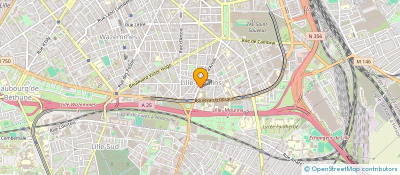 localisation de l'entreprise JSH à LILLE