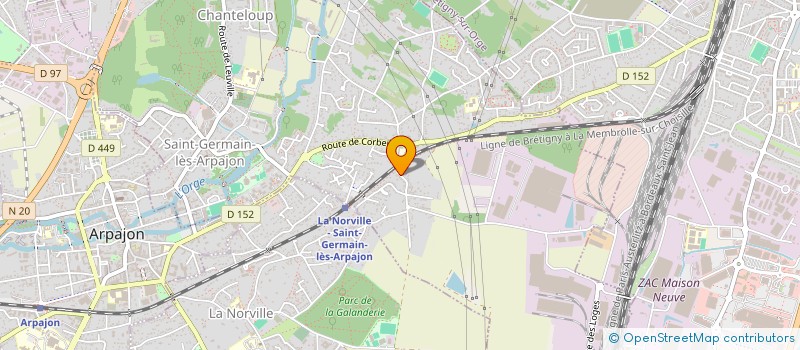 localisation de l'entreprise JSH CONSEILS à SAINT-GERMAIN-LES-ARPAJON