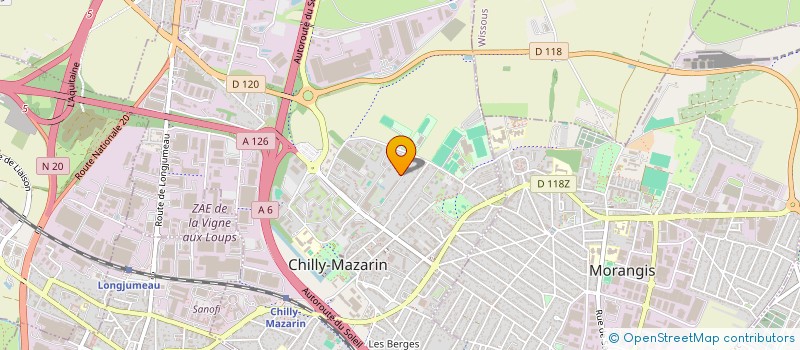 localisation de l'entreprise JSI à CHILLY-MAZARIN