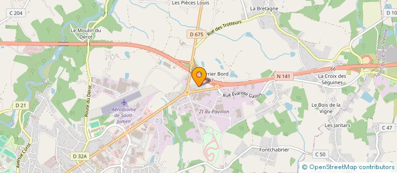 localisation de l'entreprise JSI à SAINT-JUNIEN