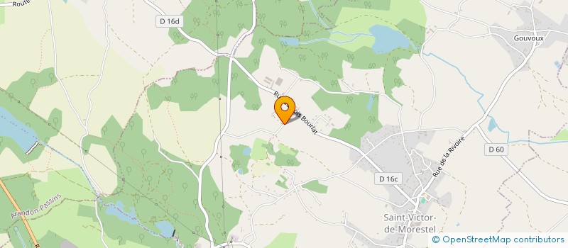 localisation de l'entreprise JSIMMOBILIER  SAINT-VICTOR-DE-MORESTEL