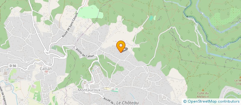 localisation de l'entreprise JSIN  MONTAUROUX