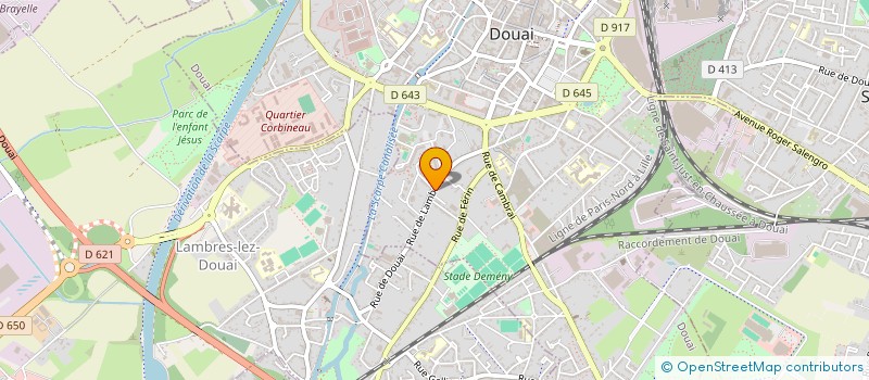 localisation de l'entreprise JSJ à DOUAI