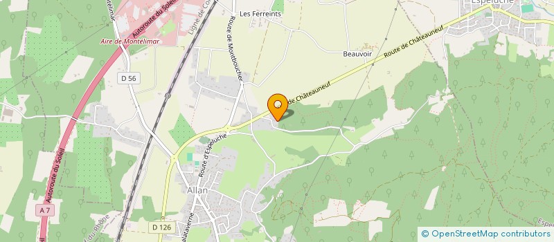 localisation de l'entreprise JSK à ALLAN