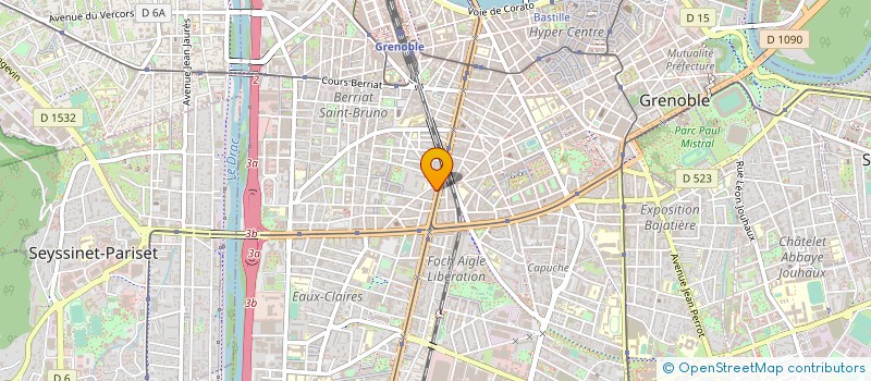 localisation de l'entreprise JSK  GRENOBLE