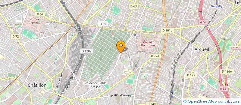 localisation de l'entreprise JSKA 92 à BAGNEUX