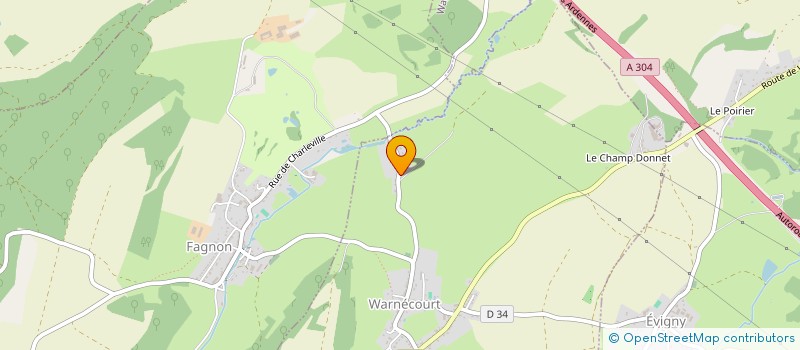 localisation de l'entreprise JSKB  WARNECOURT