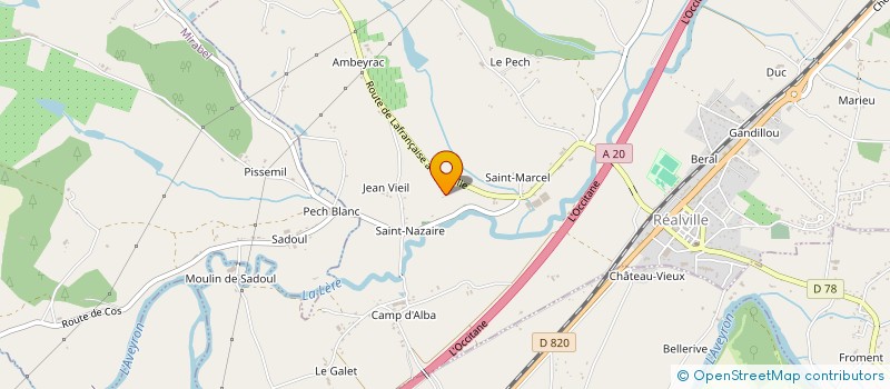 localisation de l'entreprise JSL  REALVILLE