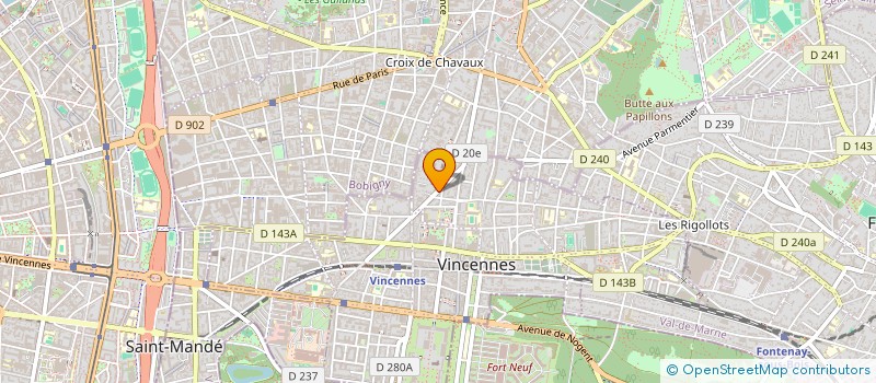 localisation de l'entreprise JSL à VINCENNES