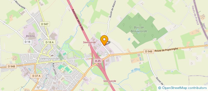 localisation de l'entreprise JSL  STEENVOORDE