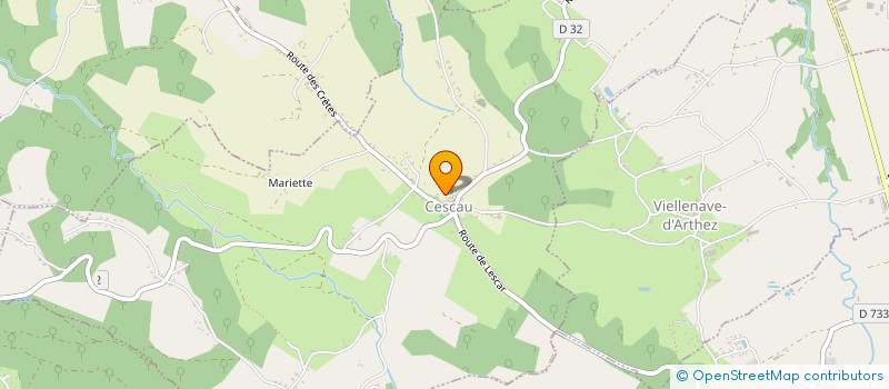 localisation de l'entreprise JSL  CESCAU