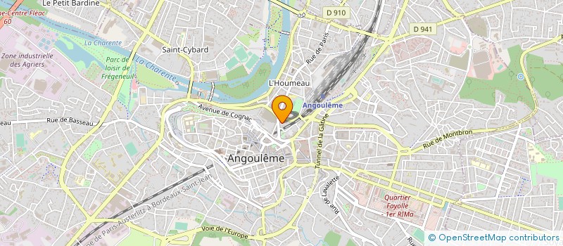 localisation de l'entreprise JSL ARCHITECTURE à ANGOULEME