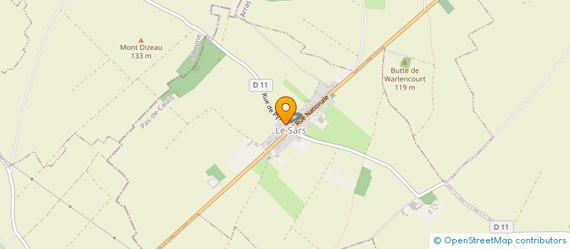 localisation de l'entreprise JSL IMMO  LE SARS