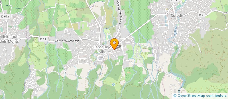 localisation de l'entreprise JSL LAROQUE  LAROQUE-DES-ALBERES