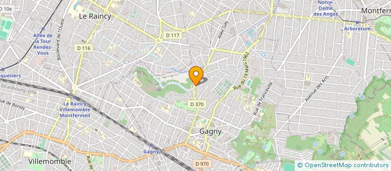 localisation de l'entreprise JSL RENOV  GAGNY