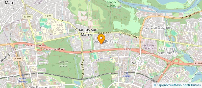 localisation de l'entreprise JSL-SYSTEM  CHAMPS-SUR-MARNE