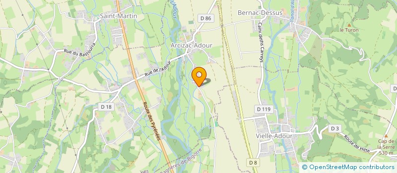 localisation de l'entreprise JSLC  ARCIZAC-ADOUR