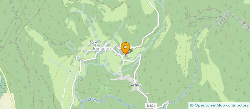 localisation de l'entreprise JSLOC  BENONCES