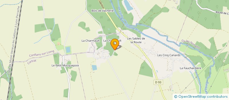 localisation de l'entreprise JSM 1  CONFLANS-SUR-LOING