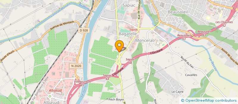 localisation de l'entreprise JSM 82 à MONTAUBAN
