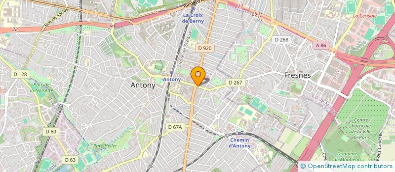 localisation de l'entreprise JSM à ANTONY