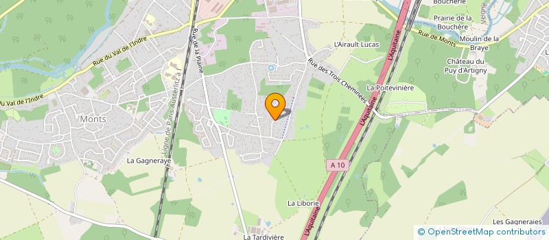 localisation de l'entreprise JSM  MONTS