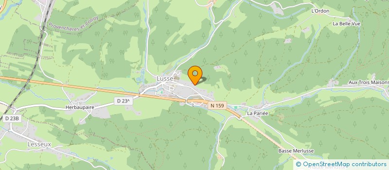 localisation de l'entreprise JSM  LUSSE