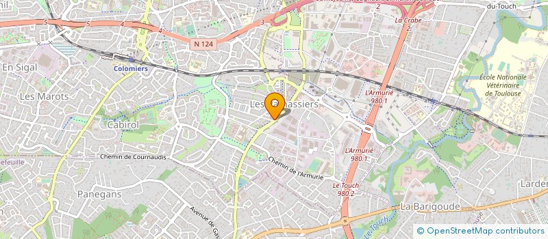localisation de l'entreprise JSM CONCEPT à COLOMIERS