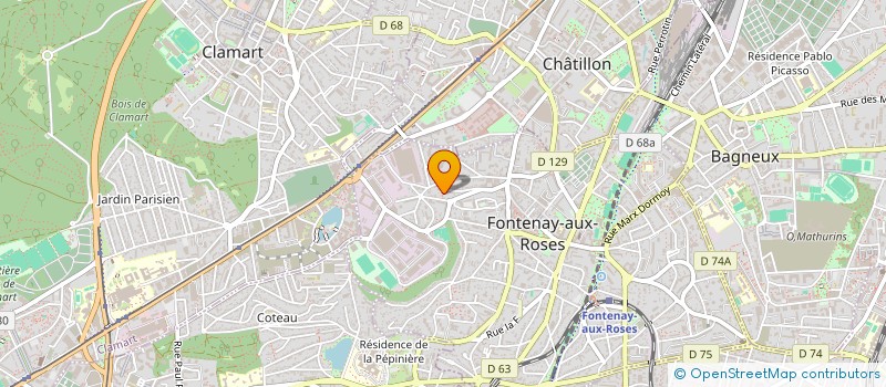 localisation de l'entreprise JSM DIAGNOSTICS à CLAMART