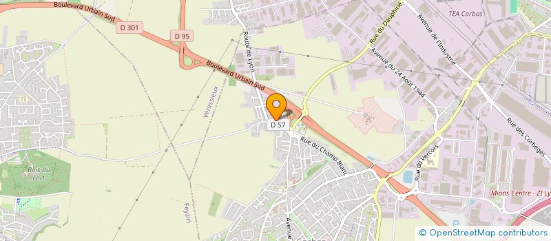 localisation de l'entreprise JSMAB à CORBAS