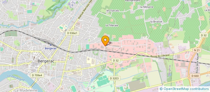 localisation de l'entreprise JSMB à BERGERAC