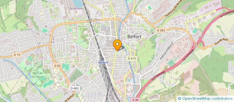 localisation de l'entreprise JSMC IMMOBILIER à BELFORT