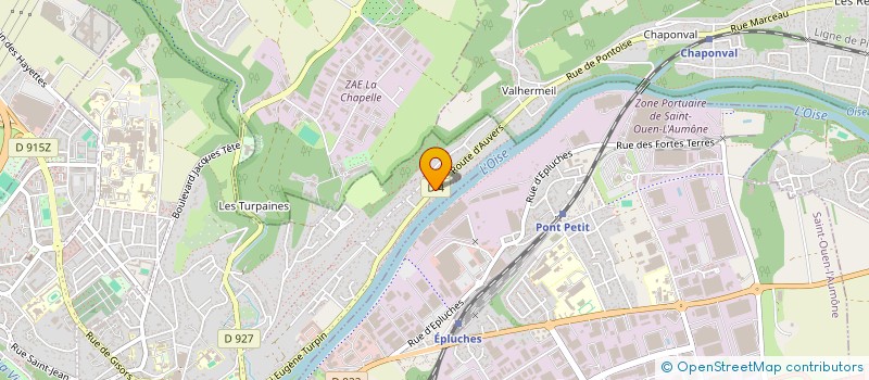 localisation de l'entreprise JSME IMMO  PONTOISE