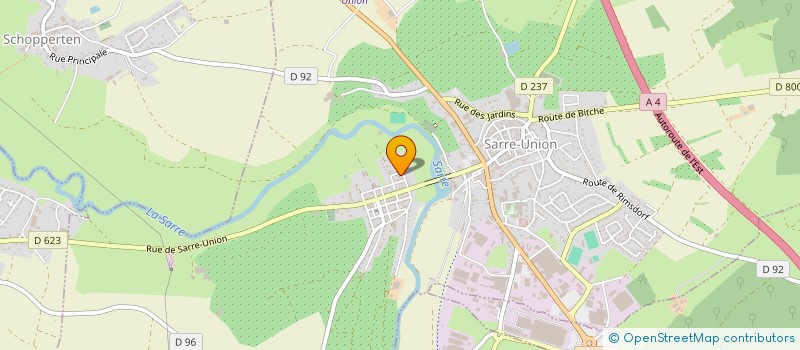 localisation de l'entreprise JSMP  SARRE-UNION