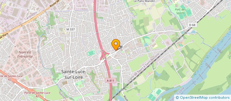 localisation de l'entreprise JSMPEM  SAINTE-LUCE-SUR-LOIRE